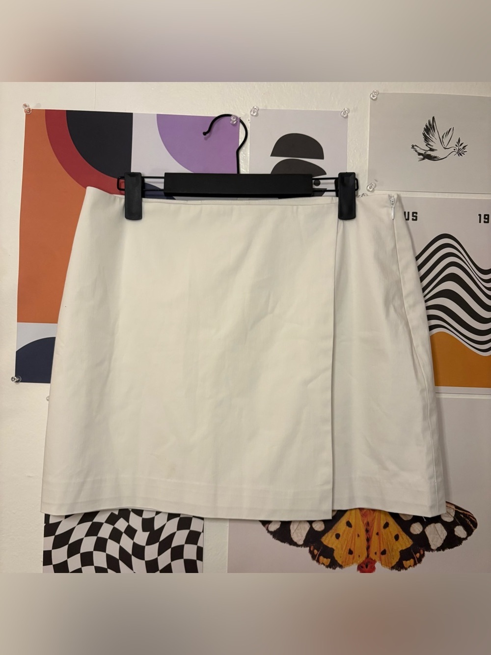 Good American White Mini Skirt
